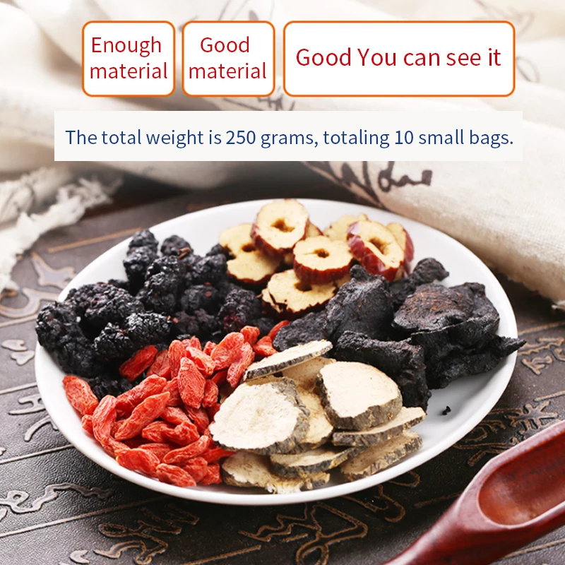 Fudongdongjing, ginseng, five treasures tea, men's tea, old tea, men's health, durable men's treasure eight tea