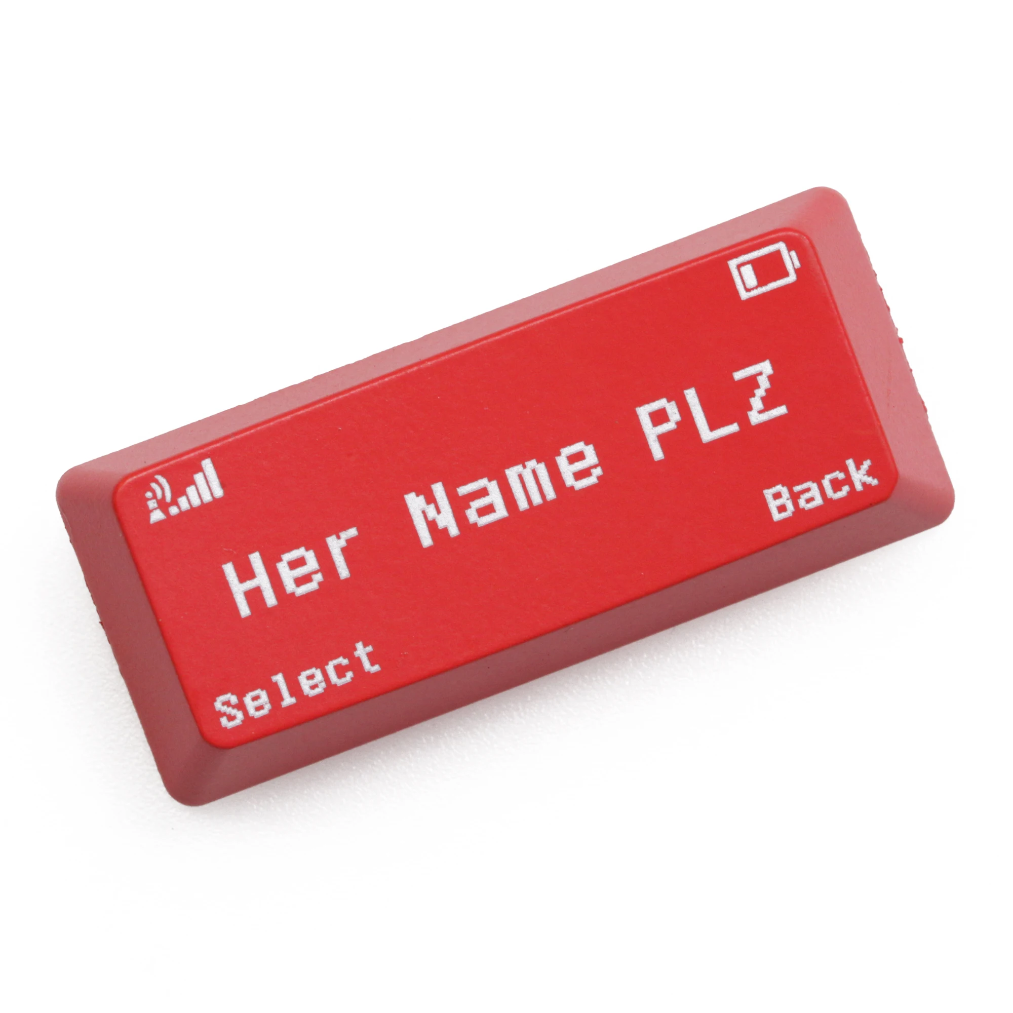 ノベルティ透けキーキャップabsエッチング輝きシースルー彼女の名前plzは黒赤くださいカスタムメカニカルキーボード入力バックスペースキー Aliexpress パソコン オフィス