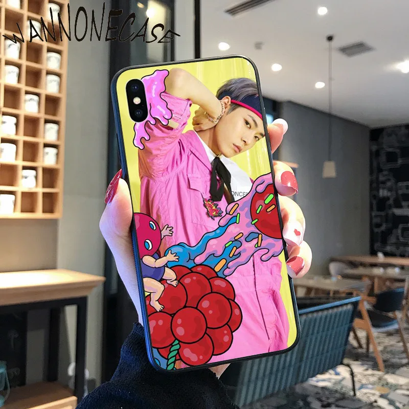 NCT 127 Kpop Boy Cover Hitam Lembut Shell Ponsel Case untuk iPhone 8 7 6 6S Plus X XS MAX 5 5S SE XR 11 11pro Promax Ponsel