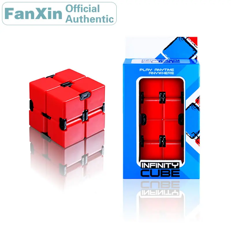 FanXin 2x2x2 Infinity Magic Cube 2x2 Профессиональная скоростная головоломка скручивающаяся для