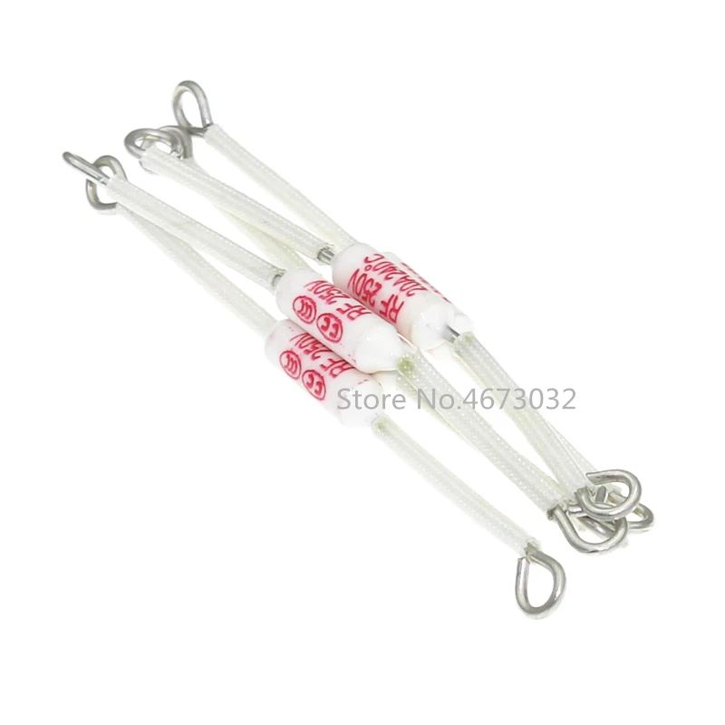 5PCS RF Rice Cooker Ceramic Thermal Fuse Cutoff 250V 10A/130C/155C/165C