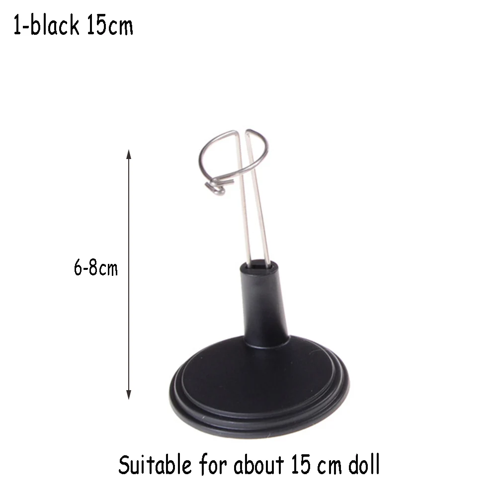 Cute Adjustable Metal White/Black Doll Dummy Puppet Wrist Stand Holder Bracket Support Dollhouse Accessory Toy Display Kid Gift 12
