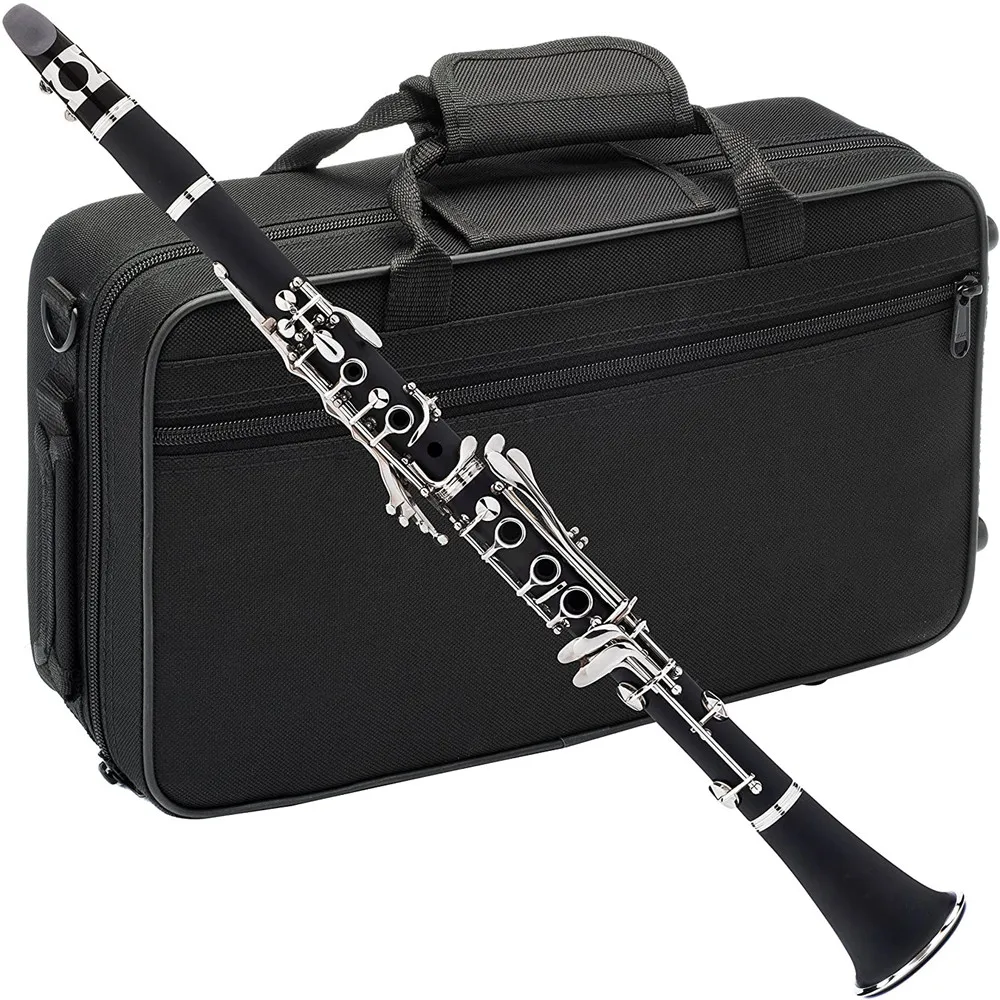 New Clarinet B-flat Tune Professional High Quality Woodwind Instruments Clarinet Black tube With Case Accessories