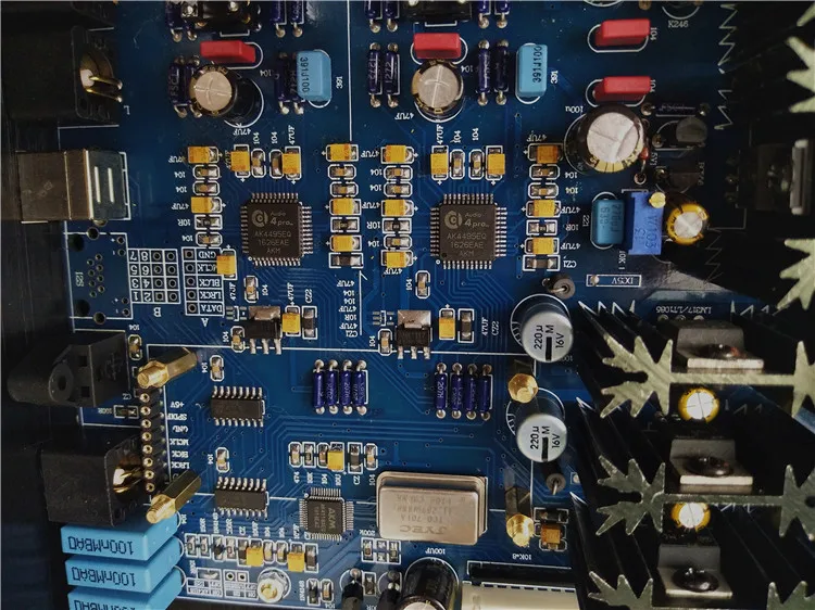 Lusya двухъядерный AK4495 DAC аудио декодер Ak4118 с золотым уплотнением LME49710HA op amps коаксиальный OPT вход T1164