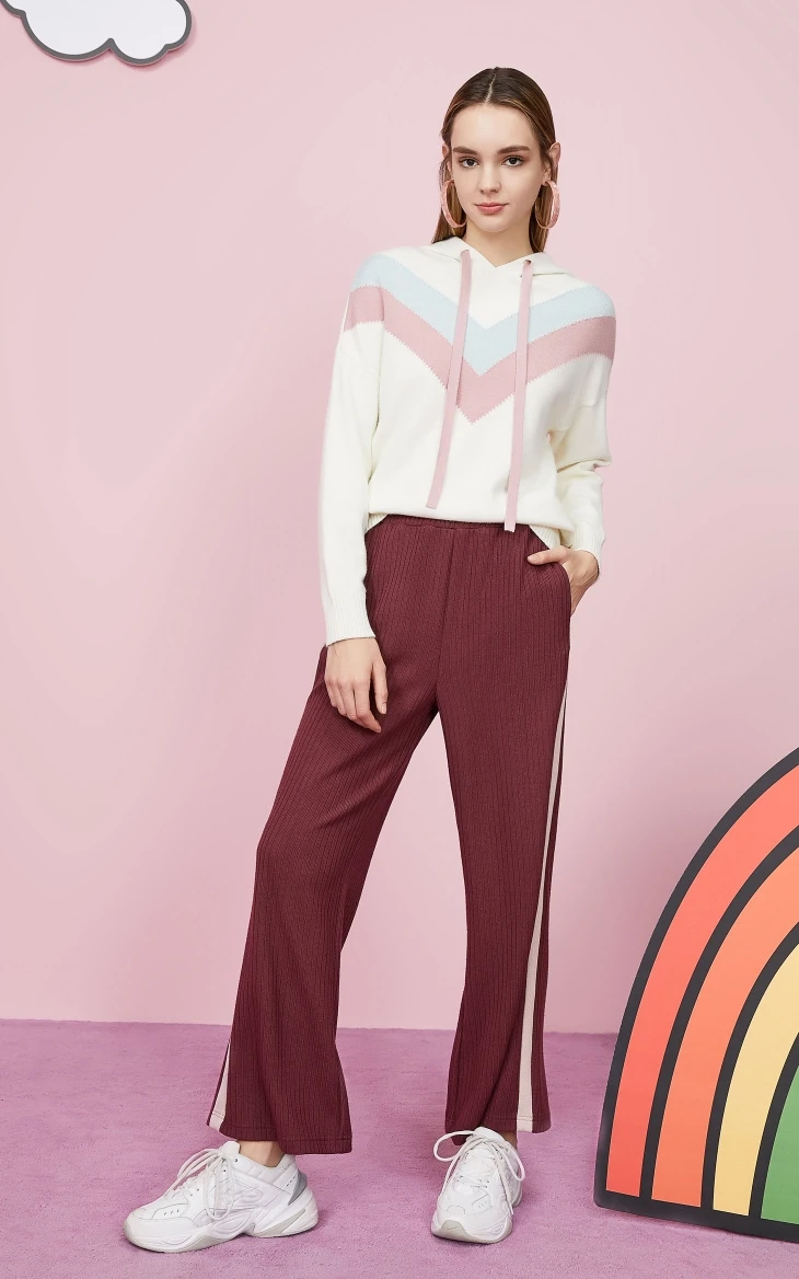 Vero Moda женские прямые брюки с эластичным поясом в спортивном стиле | 319374502