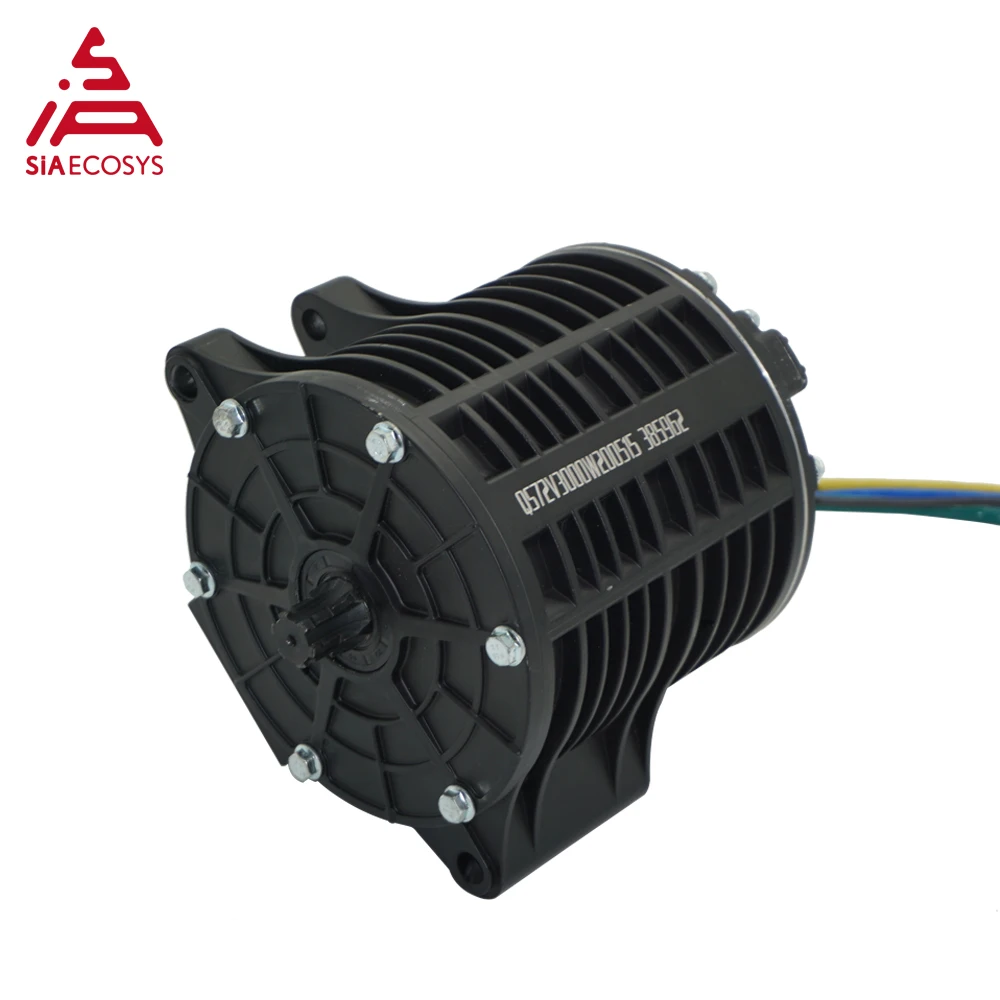 QS 138 3000W 6000W макс непрерывный 72V100KPH V2 Средний приводной двигатель с конструкцией