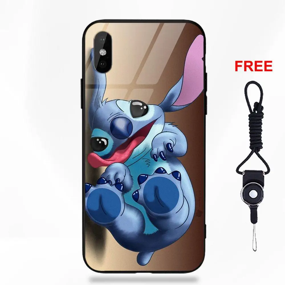 Omdnwd Ilo серия "Лило и Стич" Семья Охана для Apple iPhone 5 5C 5S SE 6 6S 7 8 Plus X XS Max XR - Цвет: as picture