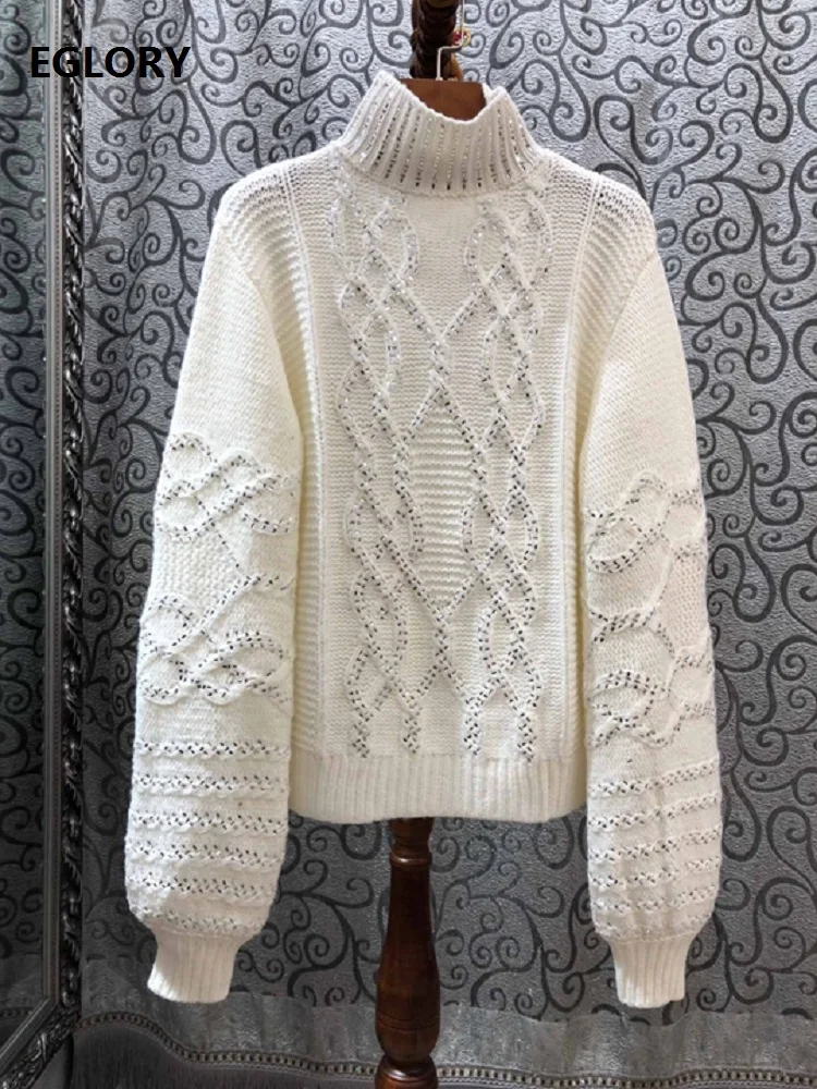 Осенне-зимние модные свитера высокого качества, пуловеры для женщин, сексуальные узоры губ, вышивка, длинный рукав, серые, черные джемперы