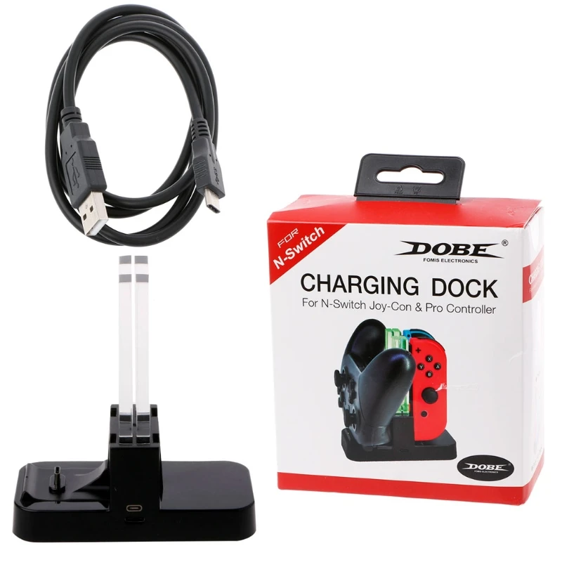 

LED Charging Dock Station Holder For Nintendo Switch NS Joy-con Pro Controller