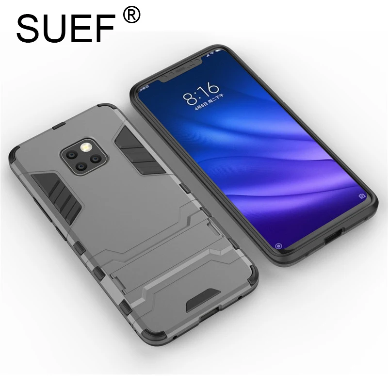 

SUEF Super Armour Design Hard PC Back Cover Case For Huawei mate 20 pro LITE Phone Bag Cases Caque Anti-knock Fundas
