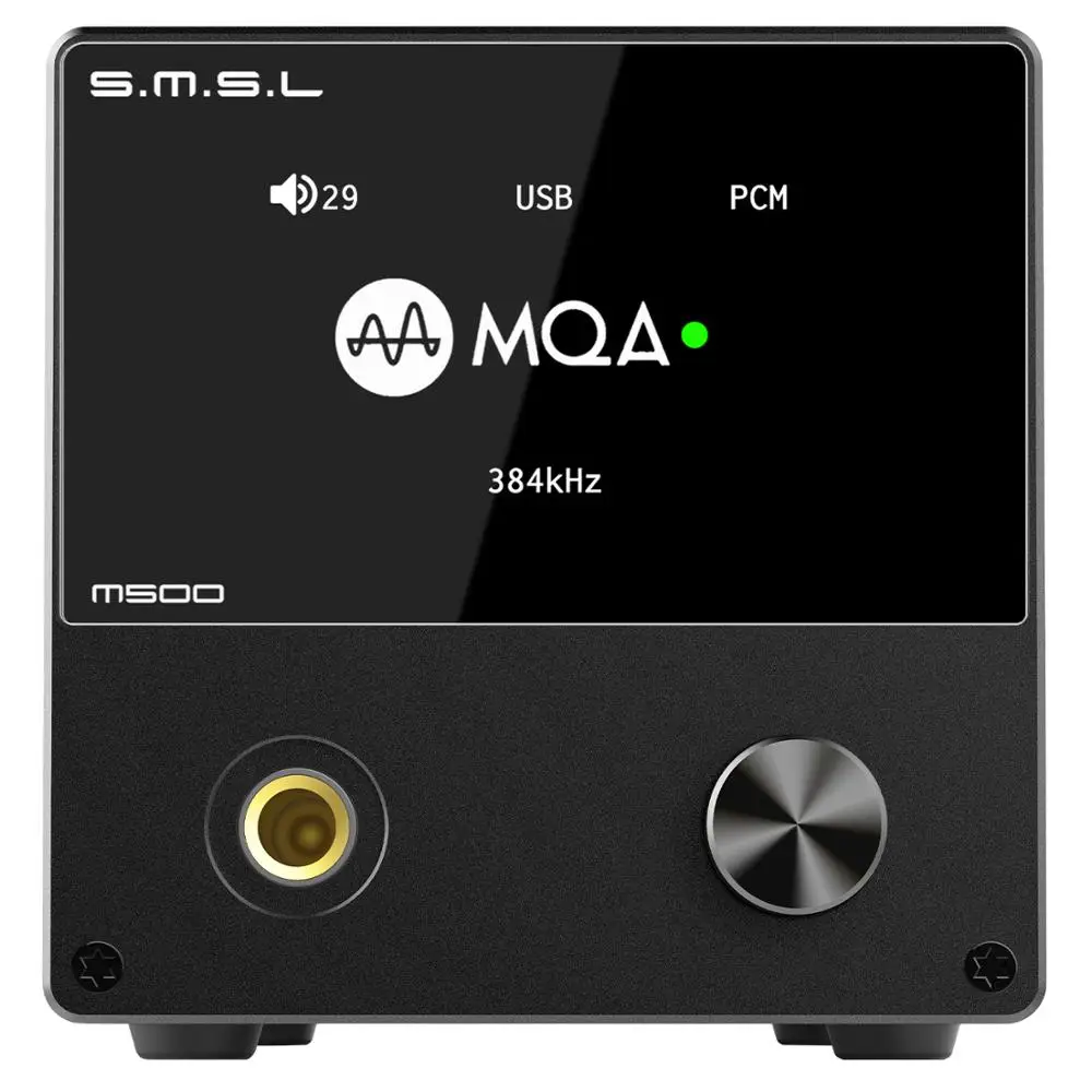 

SMSL M500 DAC Headphone AMP MQA ES9038PRO ES9311 XMOS XU-208 32bit 768kHz DSD512 Hi-Res Audio DAC Headphone Amplifier,Pre order