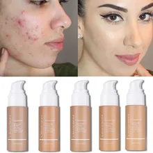 30ml cobertura base de fundação líquido maquiagem corretivo controle de óleo de longa duração iluminar pele fundação creme cosméticos tslm1