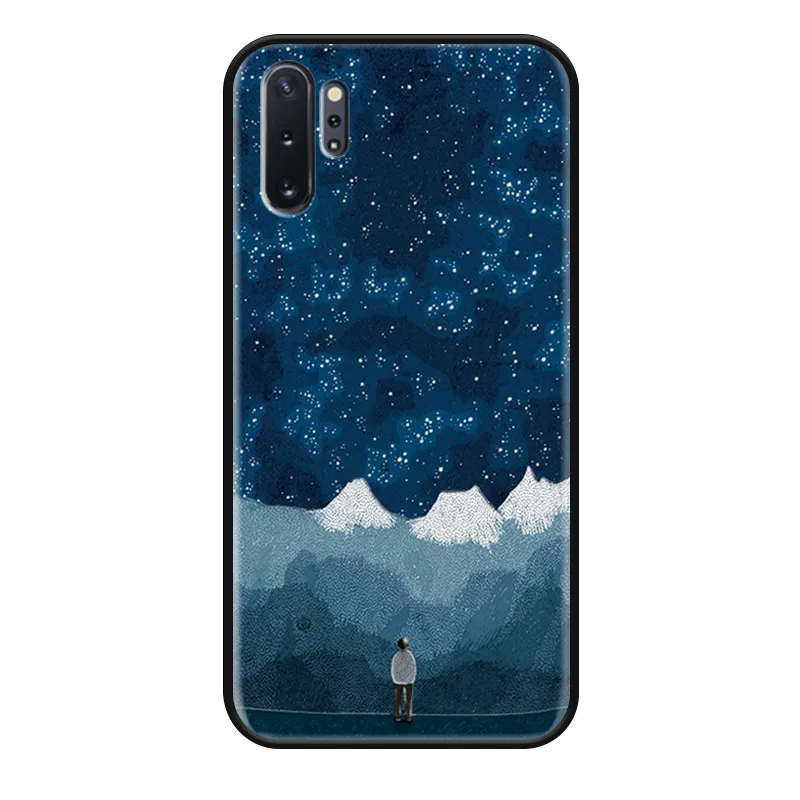 Чехол в стиле ретро для samsung Galaxy Note 10 Plus, рельефный чехол с рельефным рисунком - Color: 16 note10plus