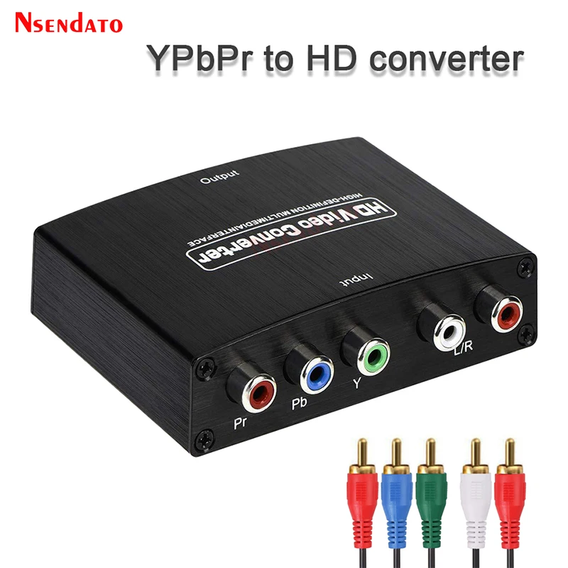 Видеоадаптер YPbPr/HDMI 1080P разъем RCA/HD конвертеры для адаптеров PS2 DVD PSP Xbox HDTV |