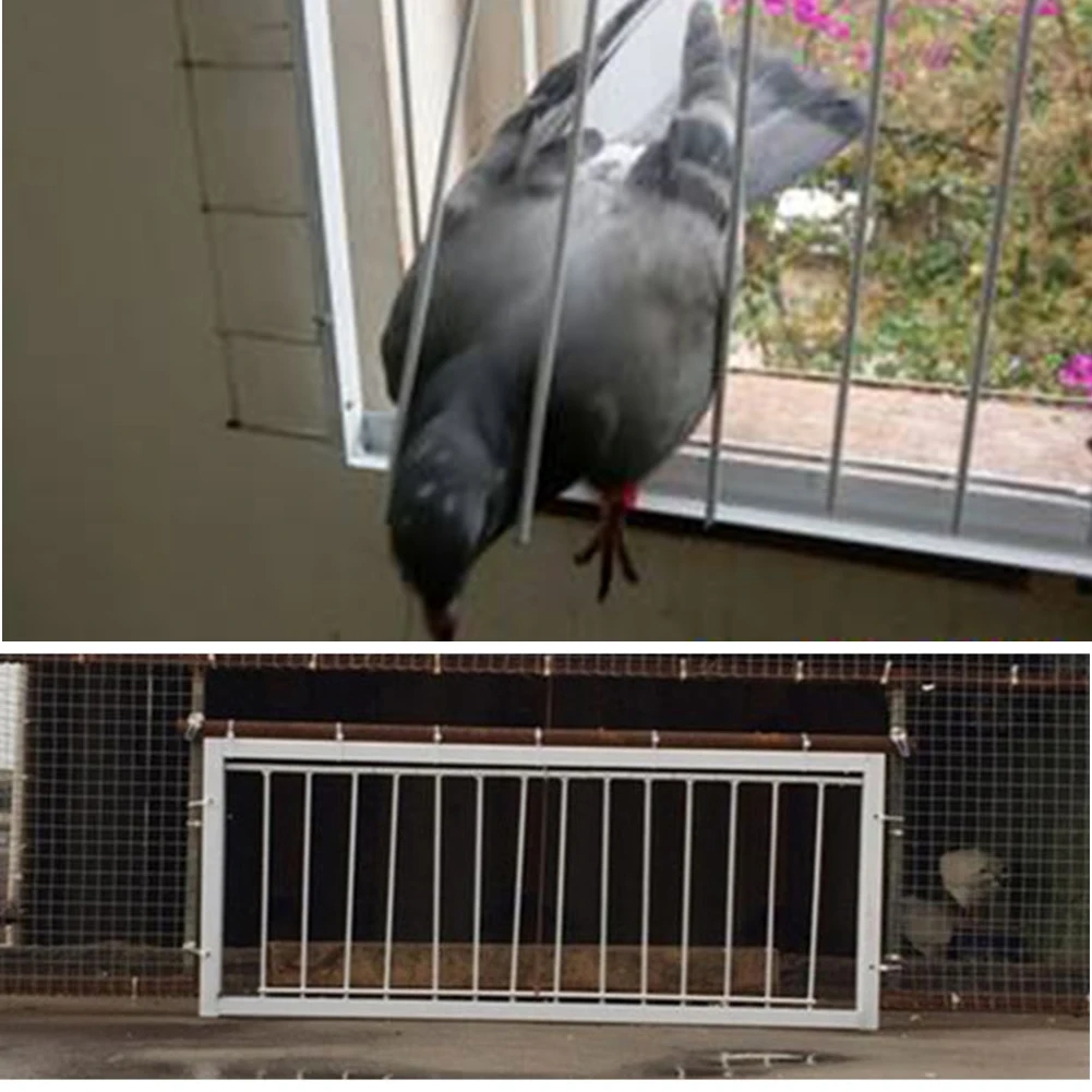 

Hot New Frame Wire Bars Catching Metal Removable Durable Loft Anti Escaping Nests Pet Single Entrance Cage Door Bird Trapping