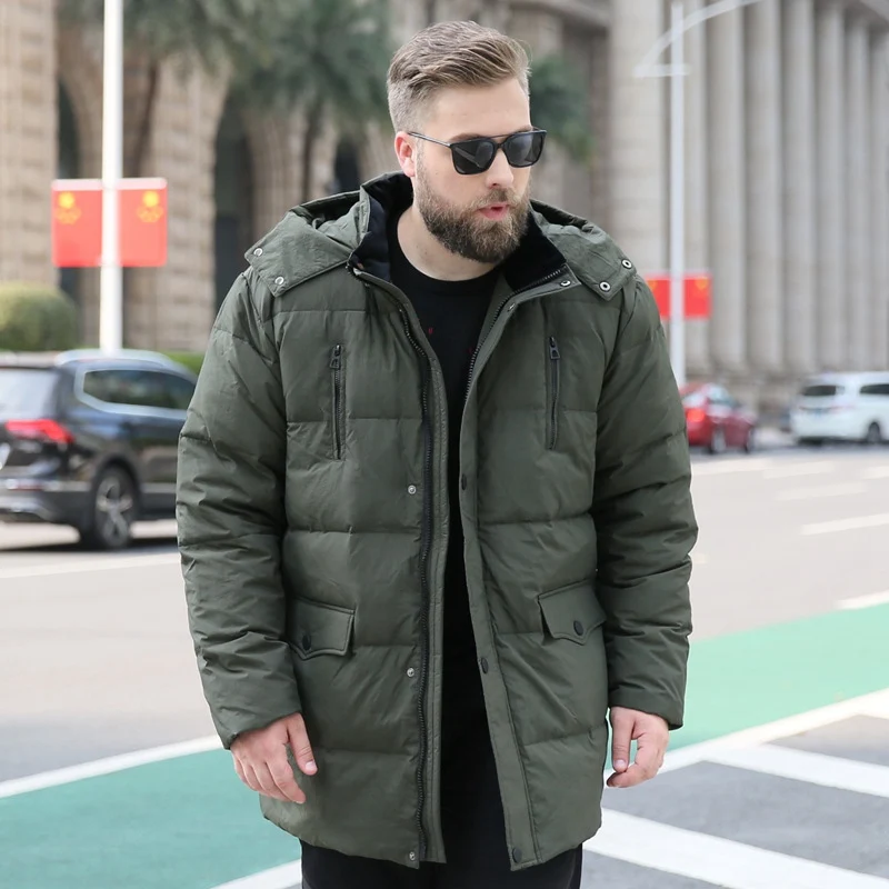 

Extra large size down jacket male man plus fertilizer winter new warm 150kg oversized thick section 10XL 9XL 8XL 7XL 6XL