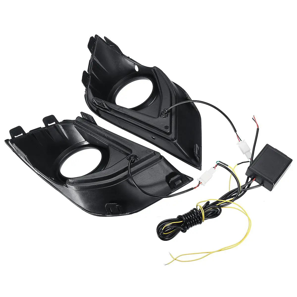  LED DRL Daytime Running Lights Turn Signal Lamp Dual Color Pair for Mitsubishi Outlander Sport ASX  - 33020377690