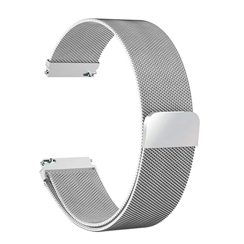 Strap 22mm 20mm for Samsung Galaxy Watch 42mm 46mm Milanese Stainless Steel Loop for Samsung Gear Classic Frontier Amazfit bip