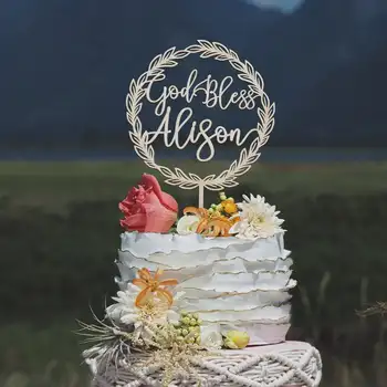 

Cake topper for Baptisms, Baptism cake topper, God bless cake topper,First Communions, and Confirmations