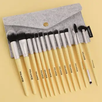 

14pcs Pro Powder Foundation Eyeshadow Brush Cosmetic Makeup Brushes Set Tool Eyeshadow Eyeliner Brush Tool