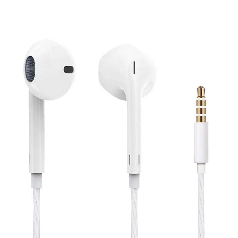 

Earphone Wired In-Ear 3.5mm Jack Audio Ear Phone With Microphone For Smart Phone for MP3 MP4 Computer Tablets Pads