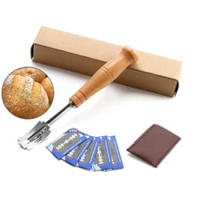 Нож для хлеба, изогнутый дугой, хромая Ручная работа в западном стиле, инструмент для подсчета очков, нож для тостов