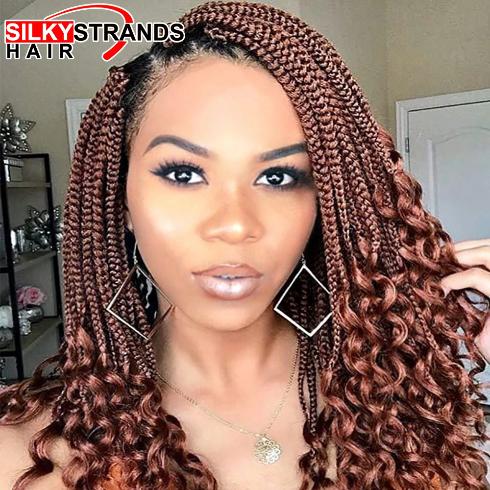 14 18 Inch Curly End Box Braids Hair Extensions Jumbo Jamaican Bounce Crochet Hair Braids Afro Synthetic Faux Locs Crochet Hair Box Braids Aliexpress 14 18 inch curly end box braids hair extensions jumbo jamaican bounce crochet hair braids afro synthetic faux locs crochet hair
