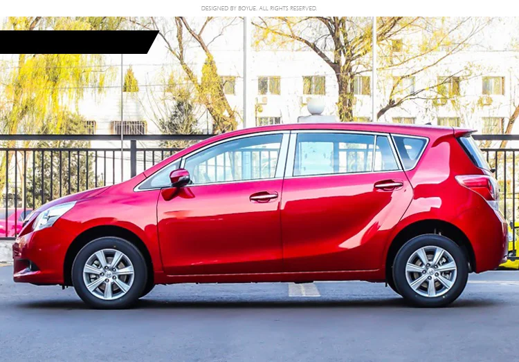 Нержавеющая сталь окна автомобиля планки для toyota verso 2009 2010 2011 2012 2013