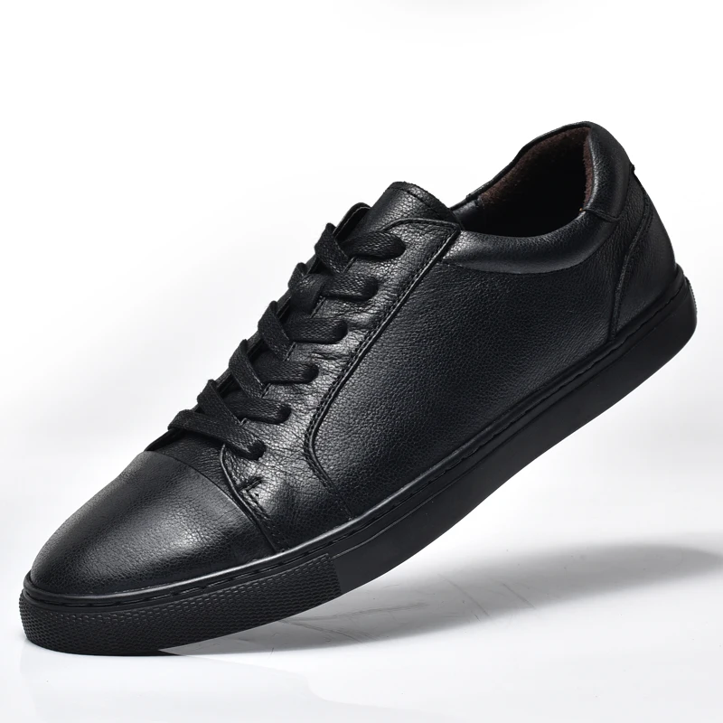 Модные Классические мужские кроссовки из натуральной кожи Zapatos Hombre Лоферы для