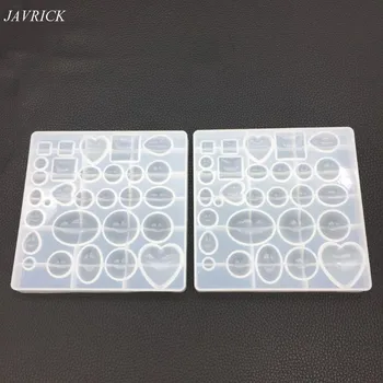 

Silicone Mold DIY Crystal Epoxy Resin Molds Mirror Time Stone Jewelry Making Handicrafts Cake Chocolate Fondant Tools