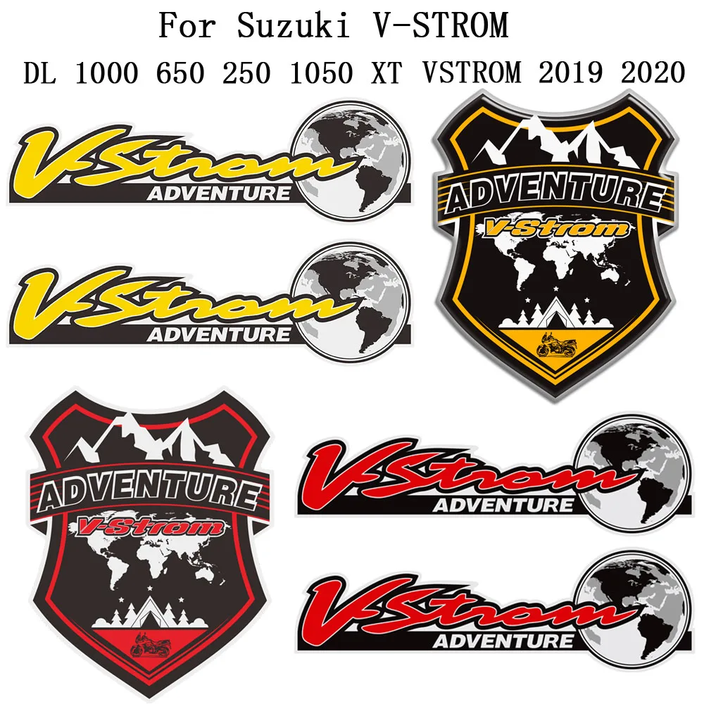 1050XT Tank Pad Luggage Box Cases For Suzuki V-STROM DL 1000 650 250 1050 XT ADVENTURE TOURER Motorcycle Stickers VSTROM 2020 | Автомобили