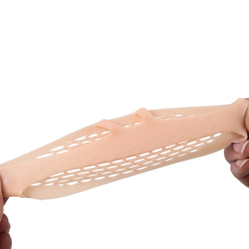 1Pair Silicone Soft Pads High Heel Shoes Slip Resistant Protect Pain Relief Foot Care Forefoot Half Yard Invisible Gel Insoles
