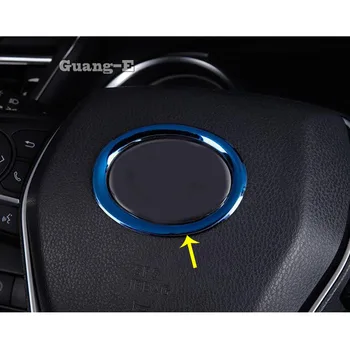 

For Toyota New Camry XV70 2017 2018 2019 2020 Car Stick Styling Cover Steering Wheel Interior Log Kit Trim Lamp Frame 1pcs