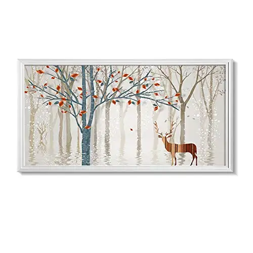 Autumn elk Настенный Электрический обогреватель, 120 в 800 Вт конвекторный обогреватель, инфракрасный обогреватель для помещений для дома, спальни, офиса, идеально подходит для 250 - Цвет: Autumn elk