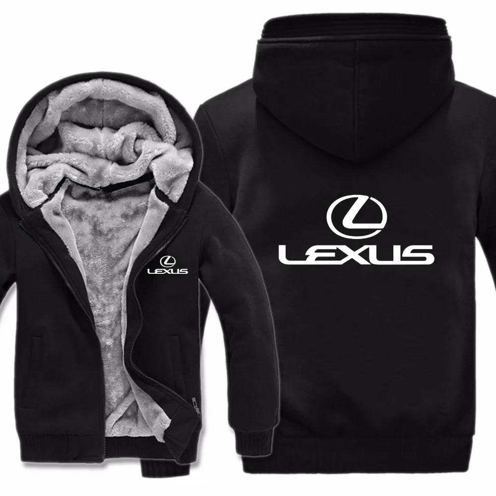 Lexus толстовки, куртки, зимние мужские унисекс, повседневная шерстяная подкладка, флисовое мужское пальто, Lexus свитера с логотипами, пуловер
