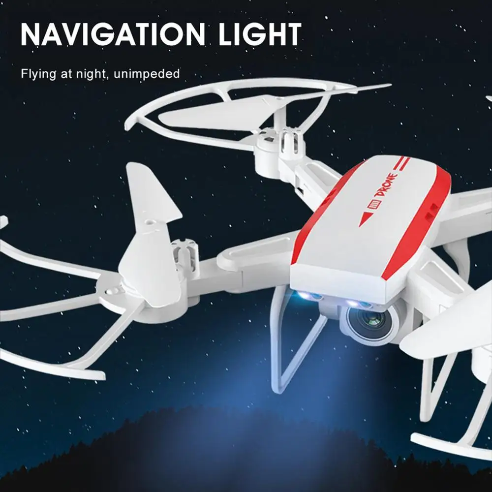 

Professional KY606D RC Foldable Drone Aircraft Long Fly Time FPV Helicopter With 0.3MP HD Wifi Camera and 3 Battery