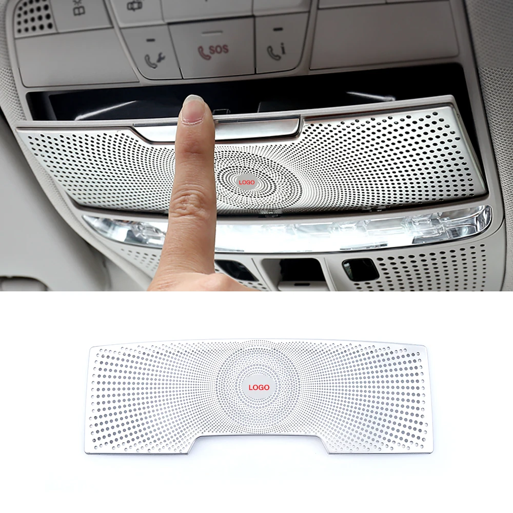 

Ambient light speaker sticker sequins For W205 GLC Mercedes Benz Class C series reading light cover beautify horn lamp adornment