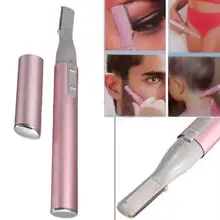 Hot Practical Popfeel Electric Eyebrow Body Face Hair Trimming Blade Razor Shaver Remover Trimmer Makeup Tools