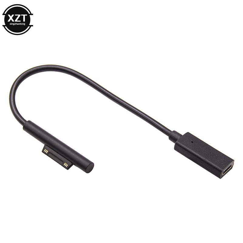 Для microsoft Surface Pro 6 5 4 блок питания usb type C зарядный кабель DC штекер 15V 3A для Go Book