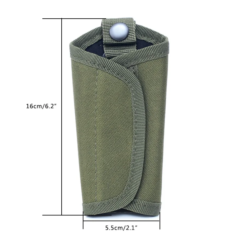 Открытый Molle чехол для ключей поясная сумка водонепроницаемый нейлоновый мужской EDC чехол для ключей держатель с карабином брелок чехол