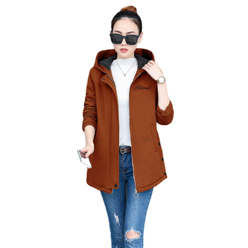 Новинка 2020 весенне-осенний плащ Женская Повседневная ветровка с капюшоном и