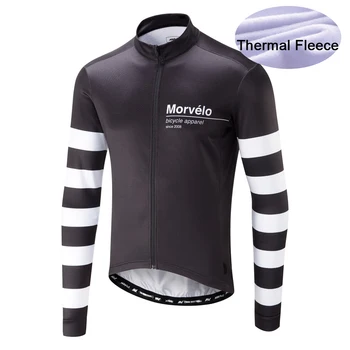 

2020 Morvelo Winter Thermal Fleece Cycling Jersey Ropa Ciclismo Mtb Long Sleeve Bike Wear Clothing Maillot Biciclet For Men