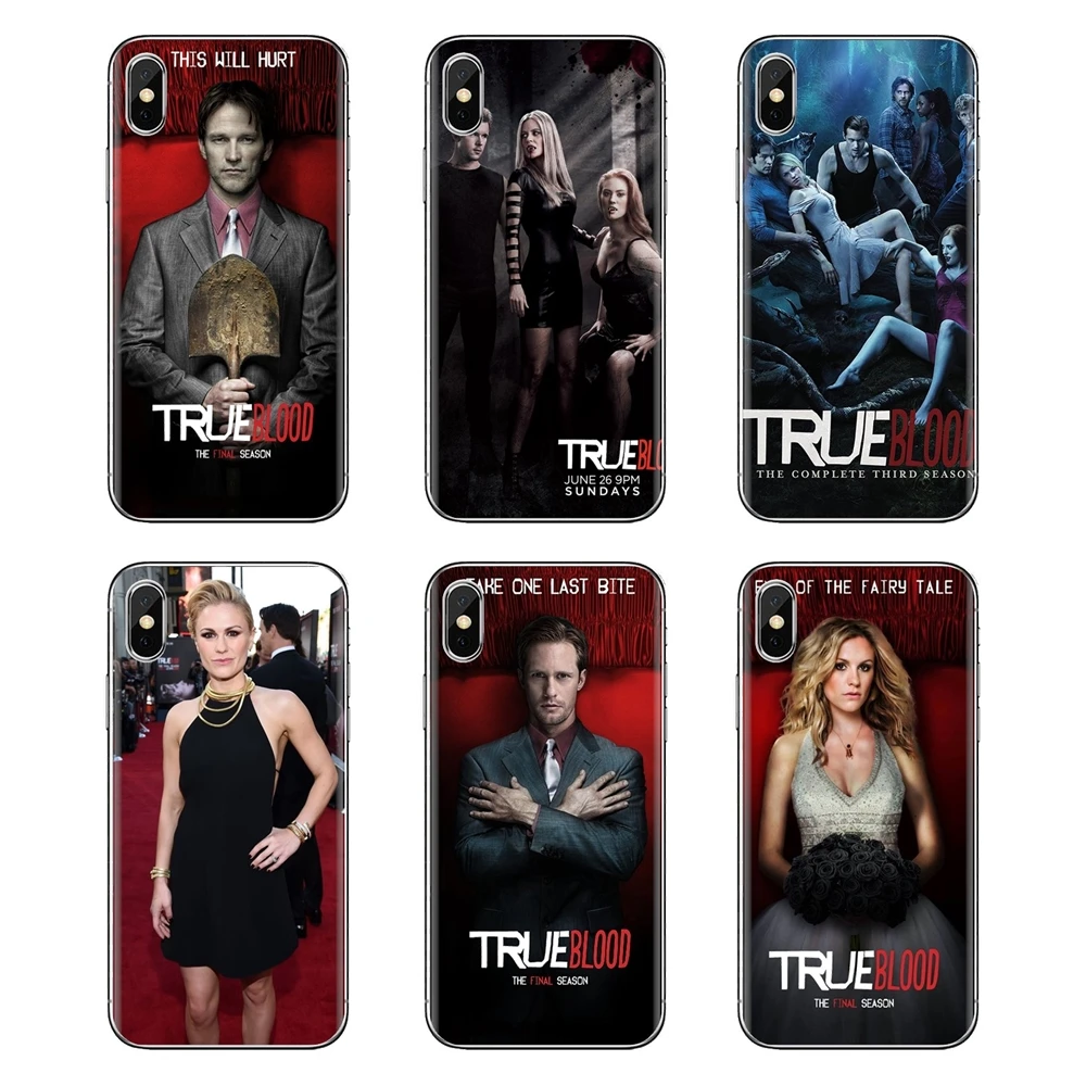 True Blood Season 7 For iPod Touch Apple iPhone 4 4S 5 5S SE 5C 6 6S 8 X XR XS Plus MAX Transparent Soft Shell Covers |