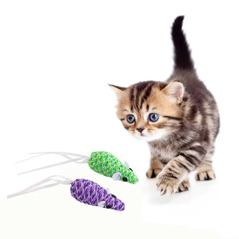 Pet играть разбирают мыши и головной повязкой с пером игрушки забавные комплект Интерактивная Дразнилка для кошки игрушка