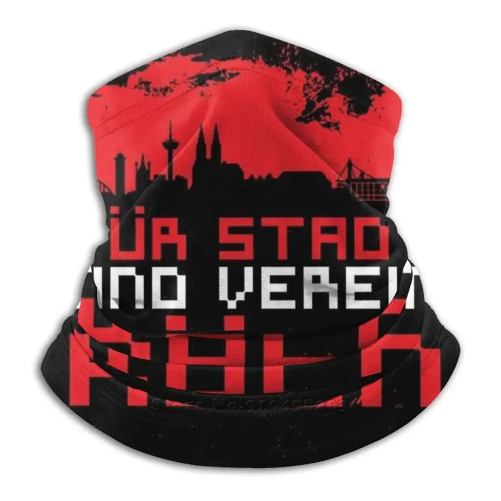 Немецкий микроволоконный обогреватель для шеи Koln Штадт Ultras hoолиганы бандана