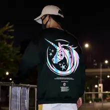 Camiseta de manga larga con láser para hombre, ropa de moda, blanca, divertida, para primavera y otoño