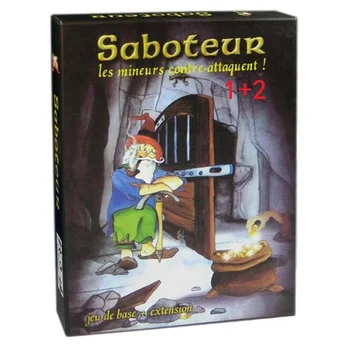 

Saboteur Board Games Version 1and 2 Funny Card Games With English Instructions Family Party Game Table Games