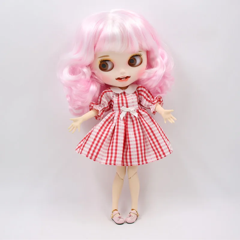 DBS 1/6 bjd кукла 19 шарнирное тело 150BL1017/136 микс розовых и белых кудрявых волос Новое матовое лицо с бровями улыбающееся лицо подарочная игрушка