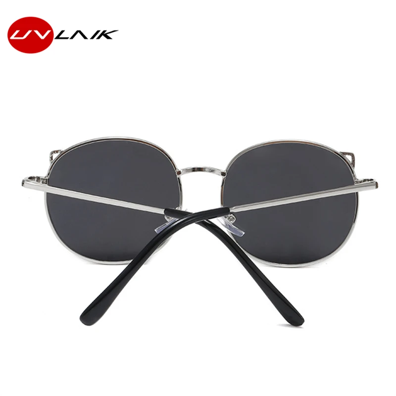 UVLAIK, новые модные детские солнцезащитные очки для мальчиков и девочек, металлическая оправа, детские солнцезащитные очки с милыми кошачьими ушками, Детские красивые солнечные очки