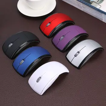 

Ultra Thin RF Wireless Mouse RF 2402Mhz-2480Mhz 1200DPI Foldable Mouse Mice with USB Receiver for PC Tablet Laptop